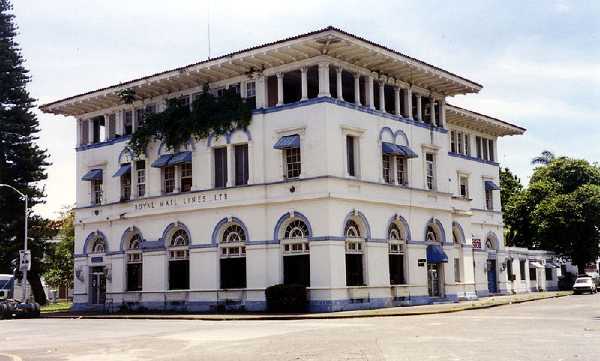 Gebäude der Royal Mail Line Gesellschaft in Cristobal