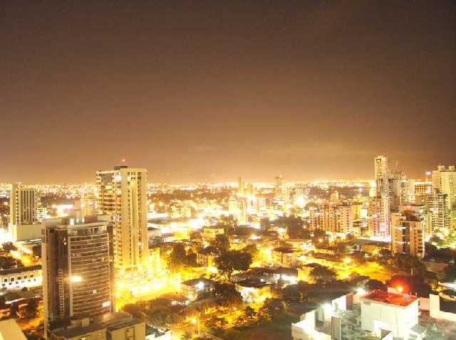 Panama-City bei Nacht