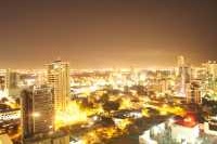 Panama-City bei Nacht